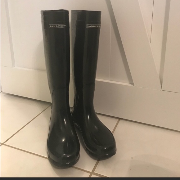 lands end rubber boots
